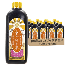profitez La Vie 享食生活 老祖宗冬瓜仙草茶, 960ml, 12瓶