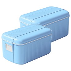 Reddot 紅點生活 新升級免手搓起泡肥皂收納盒, 2個, 蒼藍色