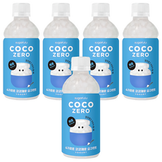 sugarlolo COCO ZERO 椰果飲料, 優格風味, 低卡路里, 無糖, 5瓶, 340ml