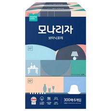 mona LISa. Botanic Foret 天然紙漿 抽取式衛生紙 2層, 6包, 1袋