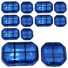 理享家 便攜式小藥盒 簡約色彩搭配 輕薄外型, 6組