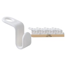 小麥購物 日式衣架連接掛勾 L2208, 40個, 白色