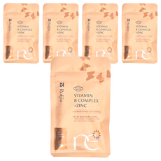 露奇亞 天然酵母B群+鋅, 18g, 30顆, 5包