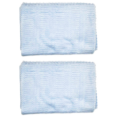 ONE & ONE 超聲波壓紋吸水浴巾 87%聚酯纖維 70x140公分, 顏色隨機, 2條