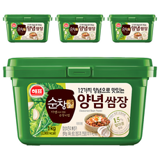 Haepyo 淳昌宮12種調料美味的包飯醬, 1kg, 4盒