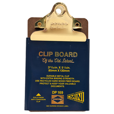 HIGHTIDE 板夾 Mini 口袋型帶金屬夾, 金色, 1個