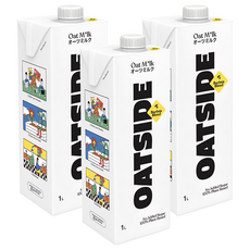 OATS 特許庁 歐特賽 原味燕麥奶 Barista Blend 咖啡師系列 無添加糖 100%植物基底, 1L, 3瓶