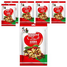 關公麻辣花生 麻辣腰果, 6個, 81g