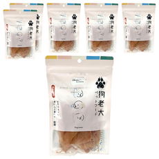 狗老大 寵物零食, 6包, 香軟雞胸肉片, 100g