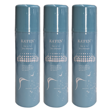 KA'FEN 卡氛 蓬鬆乾洗髮霧, 出差/旅遊/坐月子/生理期適用, 秀髮潔淨清新, 3瓶, 150ml