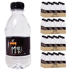 金蜜蜂 竹炭包裝飲用水 300ml x 24, 96瓶