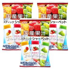 Shinko 國產果汁冰棒 芒果/草莓/麝香葡萄口味, 324g, 3袋