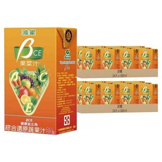 波蜜 BCE 果菜汁 還原蔬果汁 30% 160ml, 48入