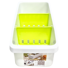 KEYWAY 聯府 比美收納盒 附隔板 大, 顏色隨機, 1個