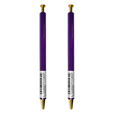 MARK'S Time for Paper 復古六角木軸原子筆, 深紫色, 2個
