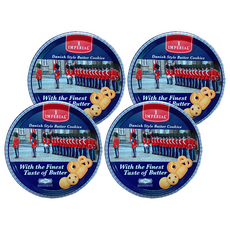 IMPERIAL 御林軍 丹麥奶酥, 口感扎實 多種造型口味 精緻鐵盒可當收藏, 4盒