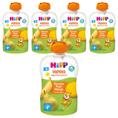 HiPP 喜寶 水果趣 香蕉芒果 4個月以上, 100g, 5包