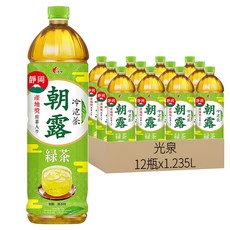 光泉 冷泡茶 朝露綠茶, 1.235L, 12瓶