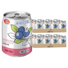 十全 果醋好氣 氣泡飲 莓果口味 250ml, 24罐