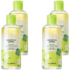the SAEM 得鮮 療癒茶園系列 綠茶油水分離卸妝液 300ml, 4瓶