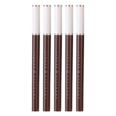 amortals爾木萄 跌落彩虹彩色眼線液筆 C04 芝士栗子棕, 5入