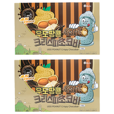 Only Jeju ISLAND 花生脆皮巧克力棒, 360g, 2盒, 10個