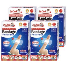Dr.Check Nursing Expert 護理專家 小傷口防水透氣繃, 15片, 4盒