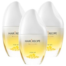 HAIR RECIPE 髮的食譜 純米溫和養髮米糠油, 53ml, 3瓶