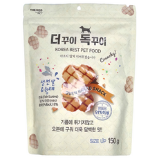 THE DOG 爐烤點心餅乾 60-0212 6個月以上適用 犬貓通用, 鱈魚, 150g, 1包