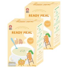 APPLE MONKEY 愛啵寶寶 呷飽飽茉莉糙米糊 南瓜紅蘿蔔, 90g, 6個月以上, 2盒