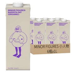 MINOR FIGURES 小人物 濃厚版燕麥奶 咖啡師, 1L, 6瓶