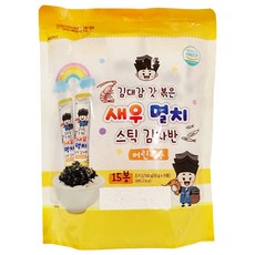 韓味不二 兒童海苔酥 蝦&鯷魚味 10g*15, 150g, 1袋