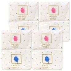 Kanboo 康寶 日式鬱金香 雙層面紙隨身包 180 x 206mm, 32包, 4袋