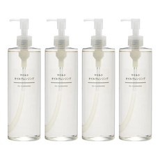 MUJI 無印良品 台灣公司貨 攜帶 敏感肌卸妝油, 50ml, 4瓶