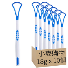 小麥購物 舌苔牙刷 Y116 升級款 顏色隨機, 18g, 10個