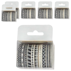 德德小品集 糖詩和紙膠帶 Set 10個 黑白電影 5mmx2m, 6盒