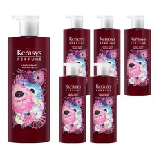KERASYS 香氛潤髮乳 魅力雛菊, 600ml, 6瓶