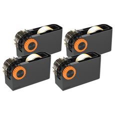 3M Scotch 膠帶台, 黑色+橙色, 4個