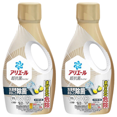 ARIEL 日本原裝進口 超濃縮抗菌抗臭洗衣精 全效抗菌 金色, 700g, 2瓶