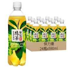保力達 畢兒綠茶氣泡飲 啤酒花風味, 590ml, 24瓶