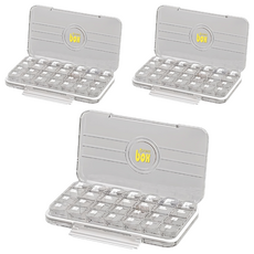 7日28格藥盒 1月間 珍珠白, 3盒