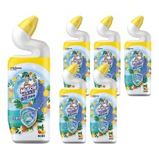 威猛先生 強效潔廁劑 變色威力 陽光果香 強力除垢, 750ml, 6瓶