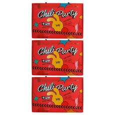 DoGa 杜甲 香酥脆椒派對禮盒 - 香酥脆椒, 髮箍氣球2入 + 創意卡片4入 + 設計貼紙 圖案隨機 4入 + 香酥脆椒 30g 4包, 3盒