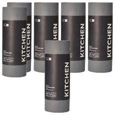 MOTHER-K LIFE 居家拋棄式洗碗布, 6捲, 60張, 灰色