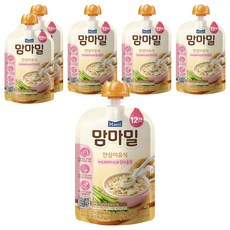 每日 Maeil 寶寶粥 (雞胸肉蘆筍) 適用於6個月 9個月 12個月以上寶寶, 100g, 6包