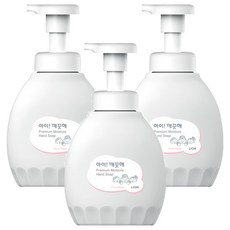 LION 獅王 韓國原裝進口 泡泡洗手慕斯 玫瑰花香, 450ml, 3瓶