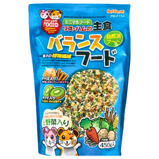 PetBest 自然派 倉鼠主食，450g，多種植物纖維，含起司和蔬菜, 1包