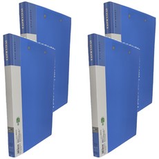 珠友文化 PP 強力夾 雙上 DL_06108, 藍色, 4個