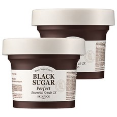 SKINFOOD 黑糖完美精華磨砂膏 2X，210g, 2罐