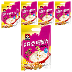 QUAKER 桂格 奇亞籽麥片 穀香堅果 10包, 290g, 6袋